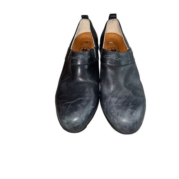 Ariat Women's Navy‎ Leather Paddock Slip-Resistant Clogs Comfort Shoe Sz 9.5 - Picture 3 of 11